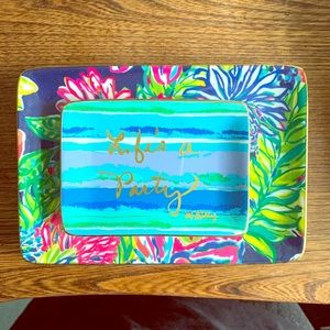 Lilly Pulitzer 2 Piece Jewelry Tray
